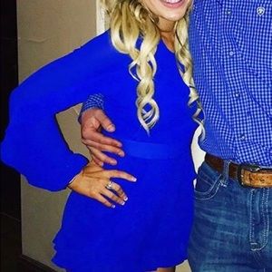 Royal blue romper small